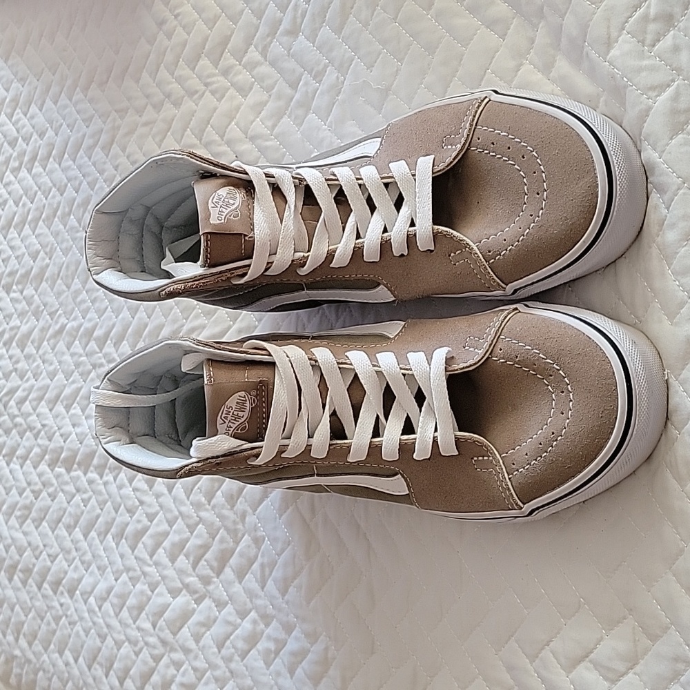VANS Old Skool Canvas Hi Top Skate Shoes